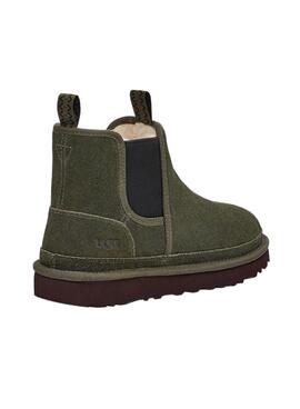 Bottines UGG Neumel Chelsea Vert pour Homme