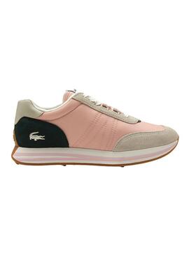 Baskets Lacoste L-Spin Rose pour Femme
