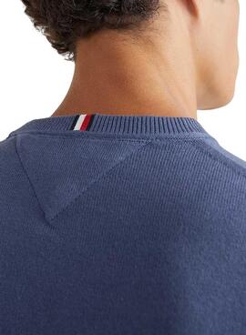 Pull Tommy Hilfiger Basique Bleu pour homme
