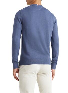 Pull Tommy Hilfiger Basique Bleu pour homme
