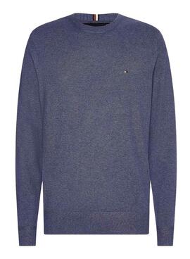 Pull Tommy Hilfiger Basique Bleu pour homme