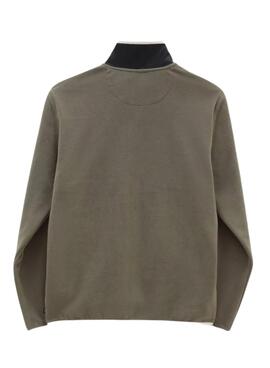 Veste Vans Polaire Fermeture éclair Vert pour Homme