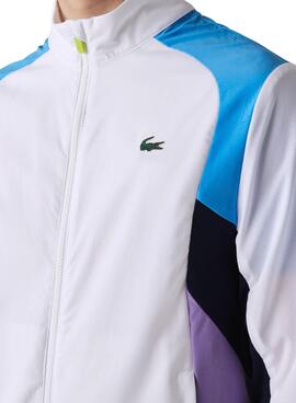 Survêtement Lacoste Sport Colorblock Bleu Marine Homme