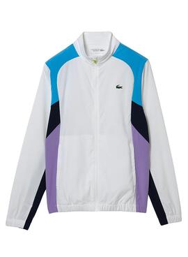 Survêtement Lacoste Sport Colorblock Bleu Marine Homme