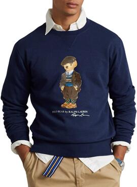 Sweat Polo Ralph Lauren Newport Bleu Marine Homme