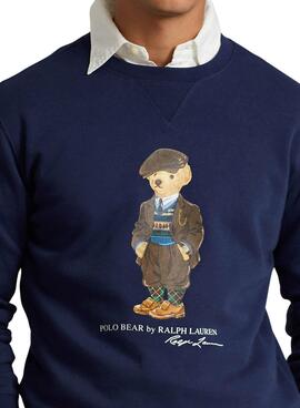 Sweat Polo Ralph Lauren Newport Bleu Marine Homme