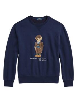 Sweat Polo Ralph Lauren Newport Bleu Marine Homme