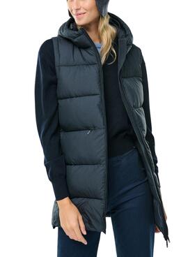 Gilet Ecoalf Marangu Noire pour Femme