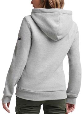 Sweat Superdry Rainbow Blanc pour Femme