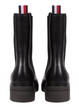 Bootss Tommy Hilfiger Chelsea Noires pour Femme