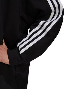 Sweat Adidas Robe Bandes Noire pour Femme