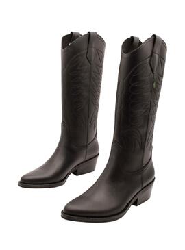 Boots Cowboy Dakota Boots Noire pour Femme