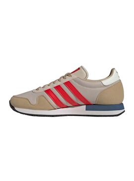 Baskets Adidas USA 84 pour Homme Camel