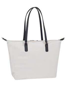 Sac à main Tommy Hilfiger Poppy Tote pour Femme Blanc