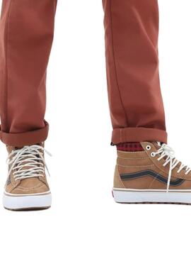 Baskets Vans Sk8-Hi MTE-1 Plaid Homme Marrones