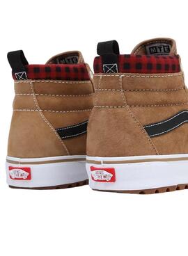 Baskets Vans Sk8-Hi MTE-1 Plaid Homme Marrones