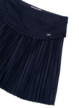 Set Mayoral Jupe Plié pour Fille Bleu marine