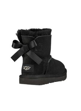 Bootss Ugg Mini Bailey Bow II Enfants Noire