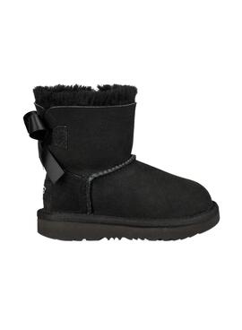Bootss Ugg Mini Bailey Bow II Enfants Noire