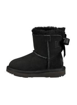 Bootss Ugg Mini Bailey Bow II Enfants Noire