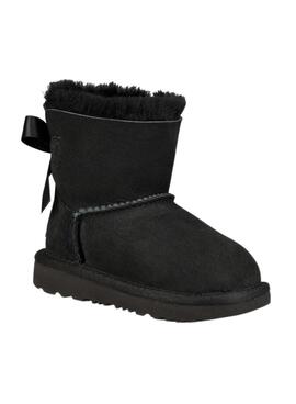 Bootss Ugg Mini Bailey Bow II Enfants Noire