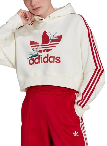 Adidas Sportswear Pull Adidas Femme Rouge Sweat Adidas Thebe