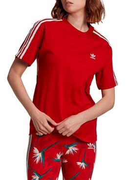 T-Shirt Adidas Thebe Magugu pour Femme Rouge