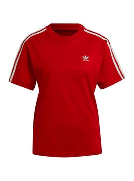 T-Shirt Adidas Thebe Magugu pour Femme Rouge