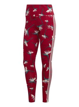 Leggings Adidas Thebe Magugu pour Femme Rouge
