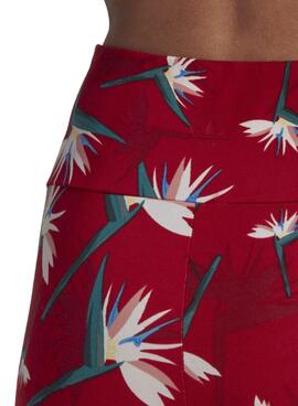 Leggings Adidas Thebe Magugu pour Femme Rouge