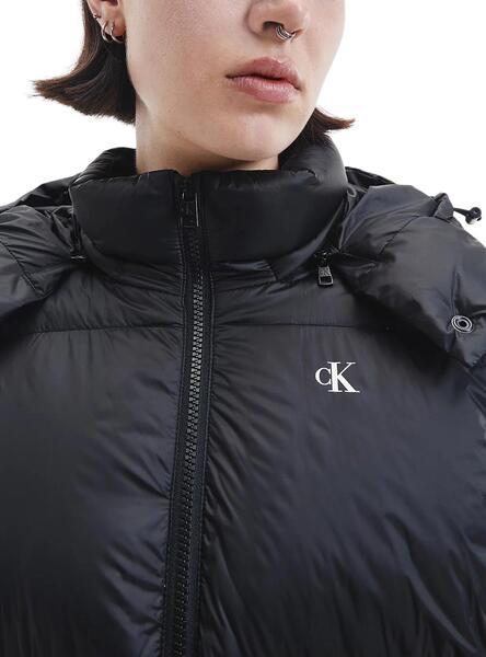 Veste Calvin Klein Plumes pour Femme Noire