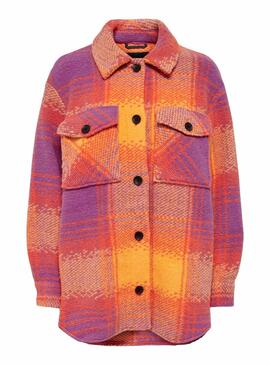 Surchemise Only Britt Cadres Femme Multicolor