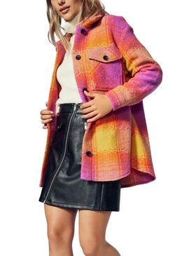 Surchemise Only Britt Cadres Femme Multicolor