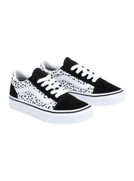 Baskets Vans Old Skool Dots Noire et Blanc