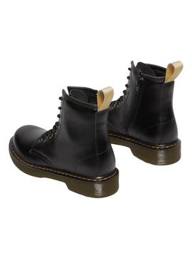 Bootss Dr Martens 1460 Mini Vegan Noire Garçons