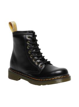 Bootss Dr Martens 1460 Mini Vegan Noire Garçons