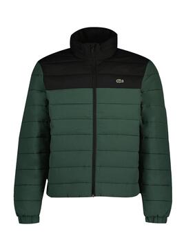 Veste Lacoste Bicolore pour Homme Vert et Noire