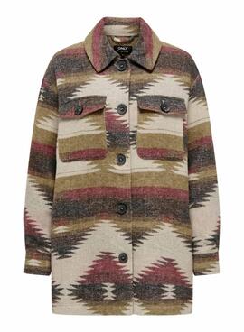 Veste Only Frida Azteca Surchemise Femme