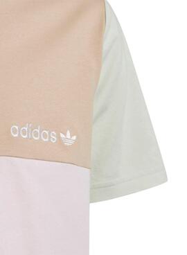 T-Shirt Adidas Colorblock Pastel Garçon et Fille