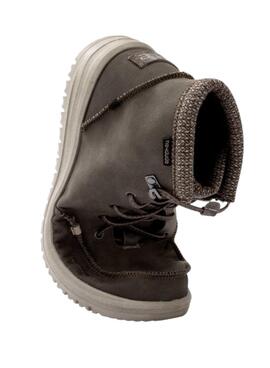 Zapato Hey Dude Bradley pour Homme Marron
