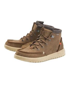 Zapato Hey Dude Bradley pour Homme Marron
