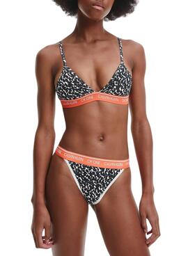 Soutien-gorge Calvin Klein Triangle Distorted Animal