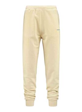 Pantalon Kappa Volen Poches Homme Jaune