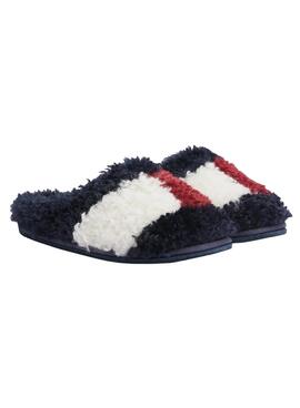 Baskets Tommy Hilfiger Home pour Femme Bleu marine