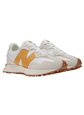 Baskets New Balance 327 Blanc Vert pour Femme