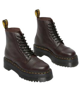 Bootss Dr. Martens Sinclair Burgundy Nappa fraisé