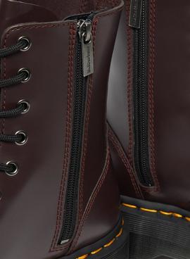 Bootss Dr Martens Jadon Smooth Burgundy pour Femme