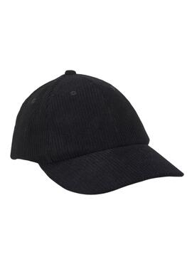 Casquette Pieces Nola Velours côtelé pour Femme Noire
