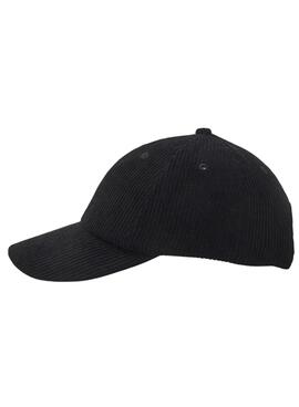 Casquette Pieces Nola Velours côtelé pour Femme Noire