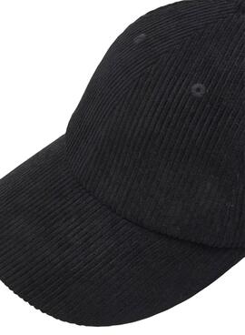 Casquette Pieces Nola Velours côtelé pour Femme Noire